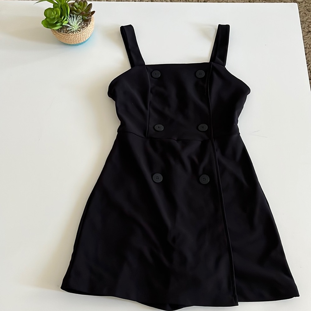BERSHKA BLACK SHORTS ROMPER! SIze Small!